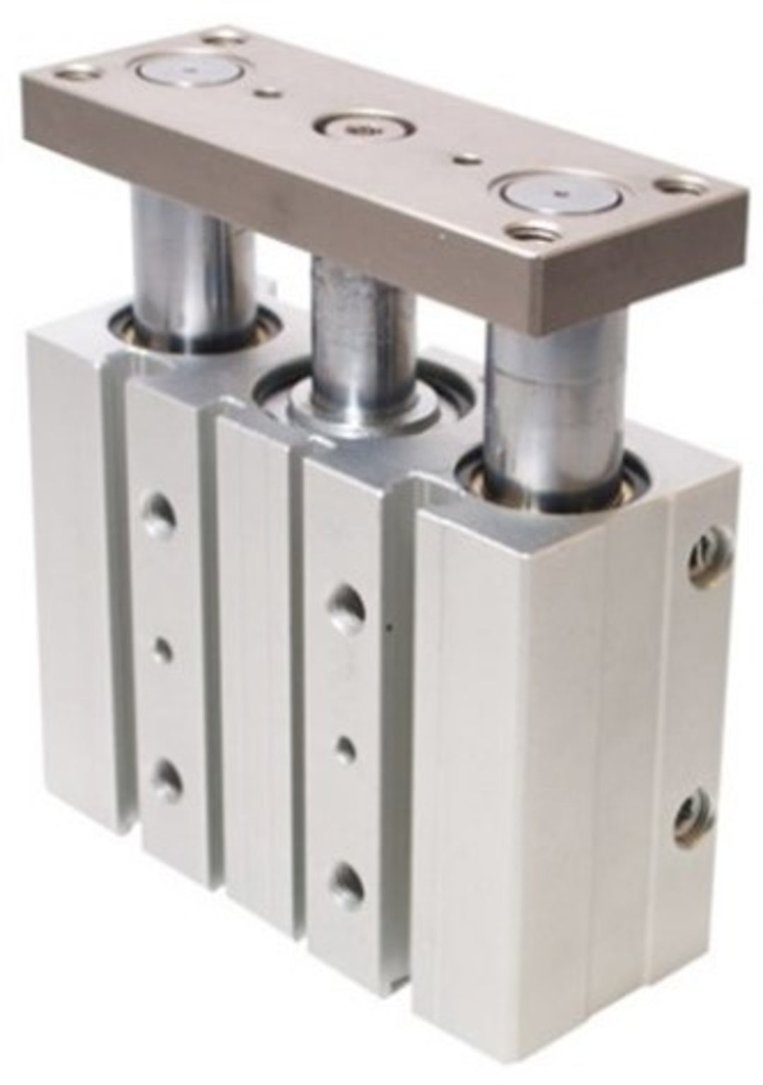 TieDex UK Pneumatic Guided Cylinder - 25mm Bore, 30 mm Double Acting Acting