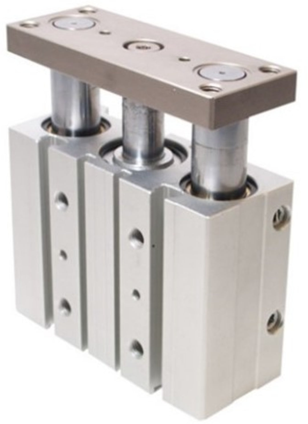 TieDex UK Pneumatic Guided Cylinder - 25mm Bore, 75 mm Double Acting Acting