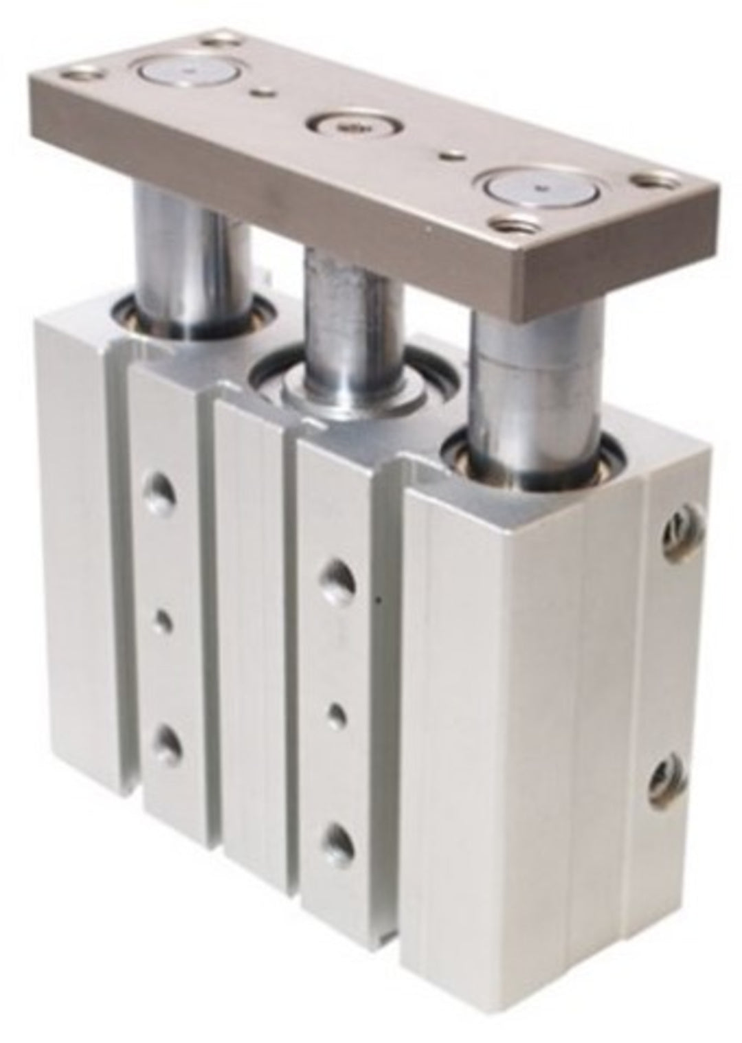 TieDex UK Pneumatic Guided Cylinder - 40mm Bore, 25 mm Double Acting Acting