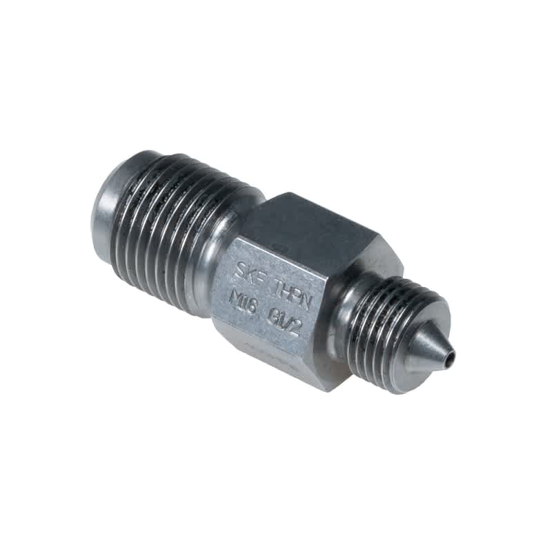 SKF THPN M16G1/2 Straight Nipple Fitting Male M16 x 1.5, Metallic, 22 mm Hose ID_THPN M16G1/2