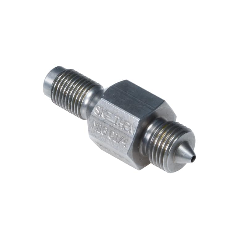 SKF THPN M16G1/4 Straight Nipple Fitting Male G, Chromium Molybdenum Steel, 22 mm Hose ID_THPN M16G1/4