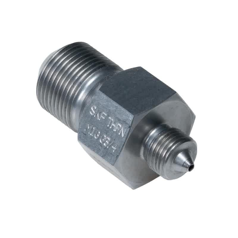 SKF THPN M16G3/4 Straight Nipple Fitting Male G, Chromium Molybdenum Steel, 32 mm Hose ID_THPN M16G3/4