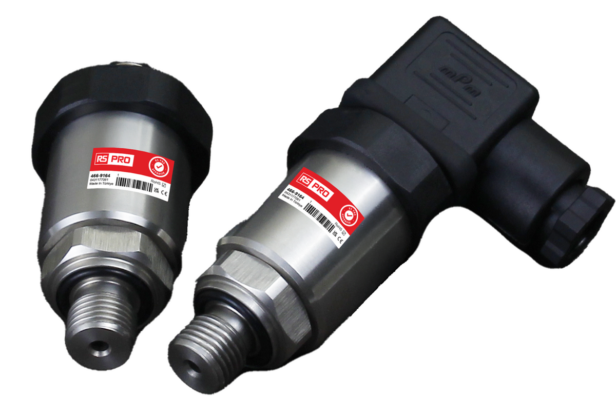 TieDex UK Pressure Transmitter, Current Output 0 bar, Absolute Reading 100 bar