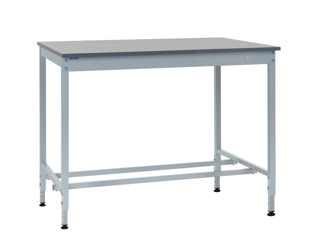 TieDex UK Portable Workbench, 300kg Max Load Adjustable Height, 750 mm x 1.2m x 840 mm