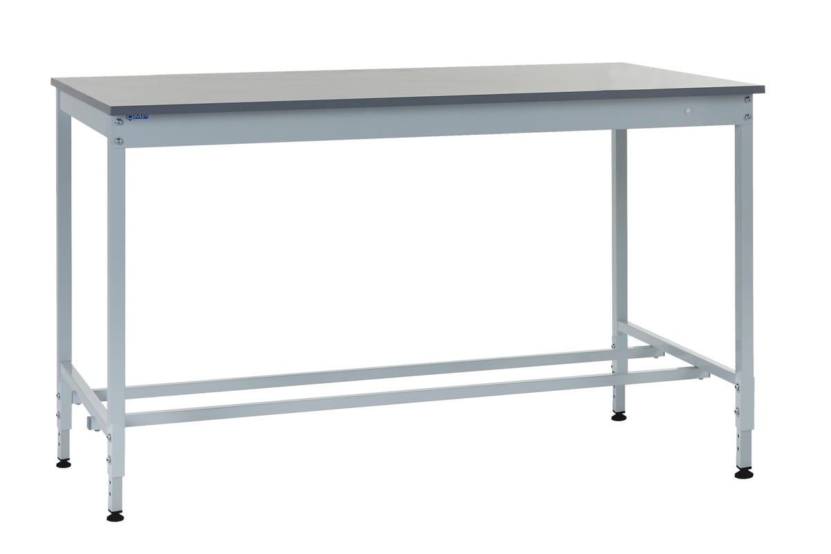 TieDex UK Portable Workbench, 300kg Max Load Adjustable Height, 750 mm x 1.5m x 840 mm