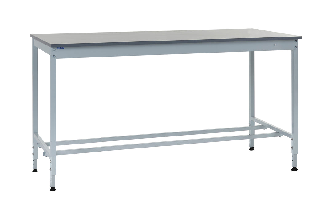 TieDex UK Portable Workbench, 300kg Max Load Adjustable Height, 600 mm x 1.8m x 840 mm