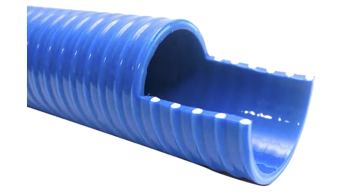 TieDex UK Polyvinyl Chloride, Flexible Tubing, 32 mm ID, 40.8 mm OD, Blue, 30 m