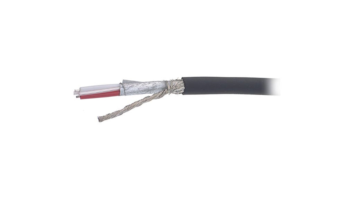 TieDex UK 2 Core, 0.34 mm² CSA Screened, 5.9 mm OD, 100 m, Black