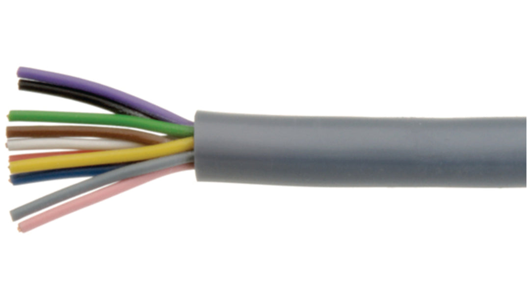 TieDex UK LIYCY Series Control Cable 10 Pairs 0.25 mm² 100 m Grey Sheath Polyvinyl Chloride