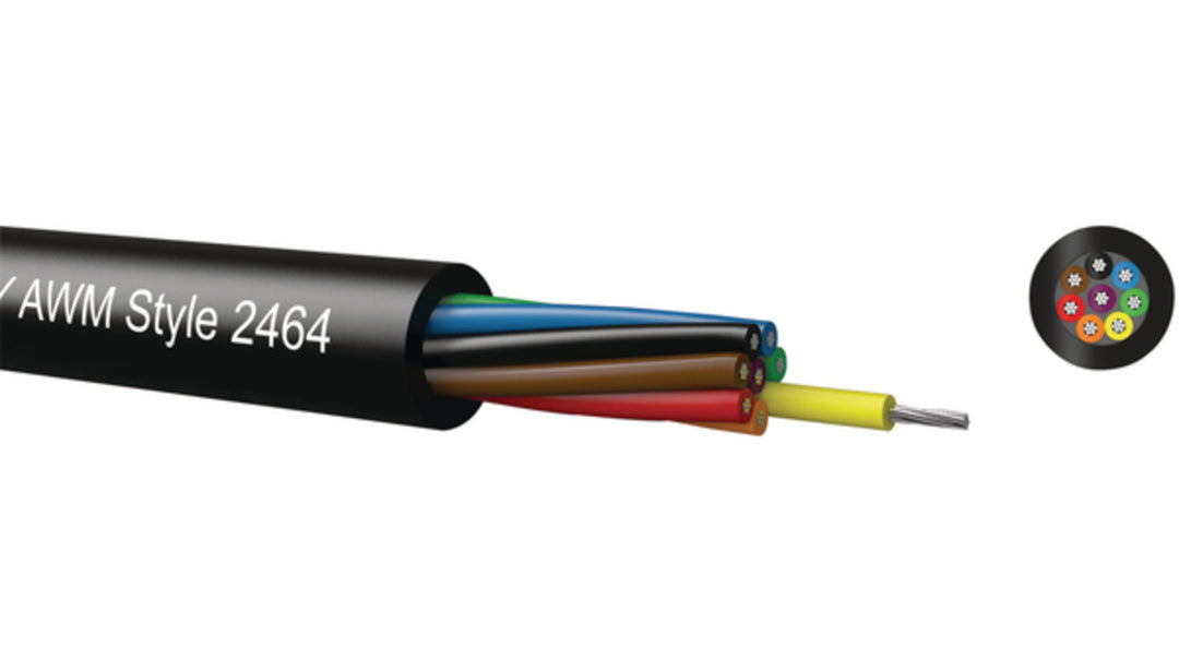 TieDex UK UL LIYY Series Multi-Core Industrial Cable 8 Pairs 0.22 mm² 100 m Black Sheath Polyvinyl Chloride