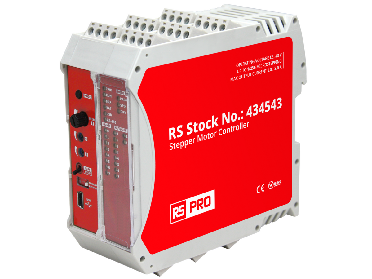 TieDex UK 48 W, 12V dc, 48 V dc, 2, 4 Phase Motor Controller, Speed Controller Function
