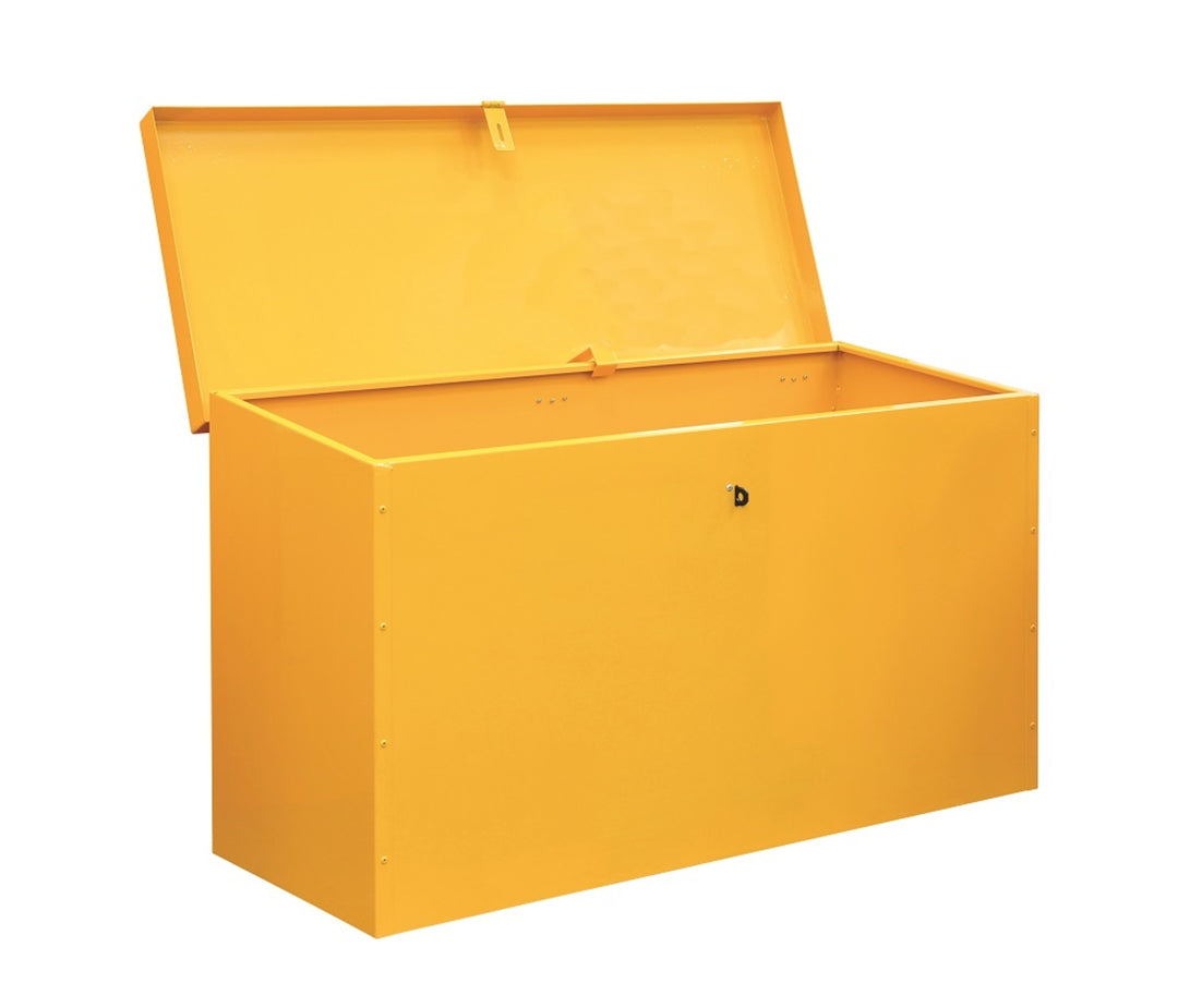 TieDex UK Yellow Steel Lockable 1 Door Hazardous Substance Cabinet, 610 mm x 1.17m x 460 mm