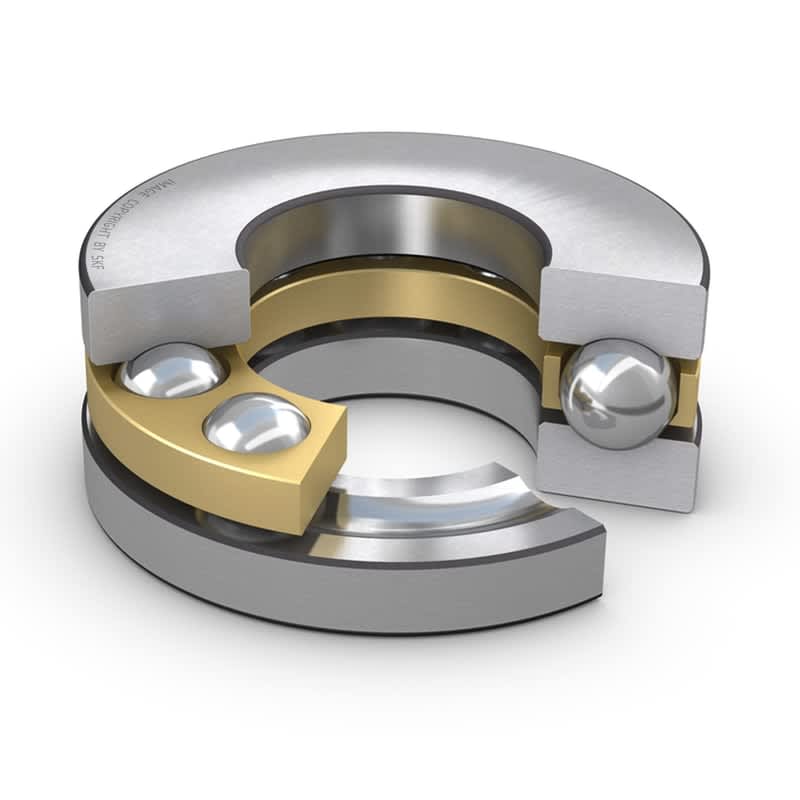 SKF 7214 CDGA/P4A 1 Row Ball Bearing - 70 mm ID, 125 mm OD 24 mm Race Width_7214 CDGA/P4A