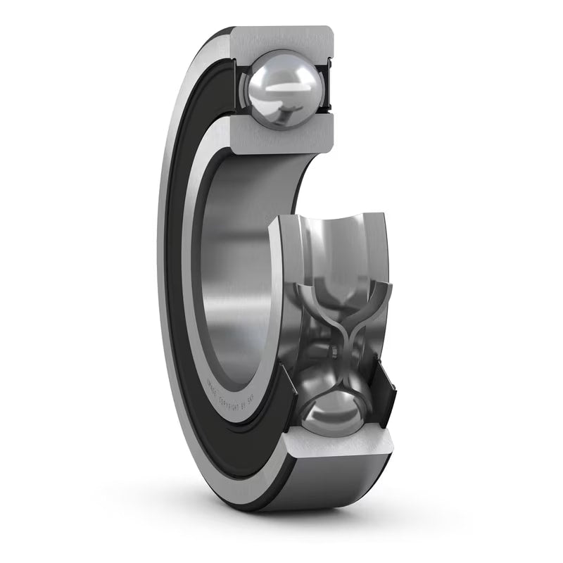 SKF 6312-2RS1/C3 1 Row Ball Bearing - 60 mm ID, 130 mm OD_6312-2RS1/C3