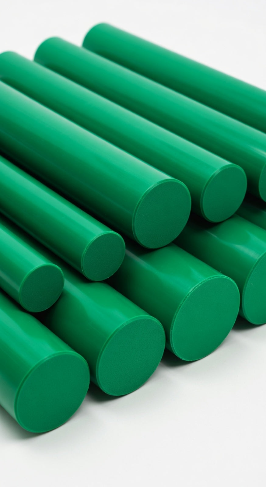 TieDex UK Natural Glass-Reinforced Plastic Rod, 1 m x 80 mm Diameter