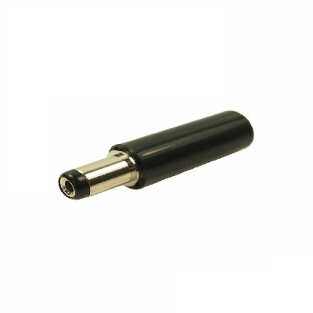 TieDex UK Straight DC Jack 5A, 12V, Cable, length 32.7 mm, Nickel Plated
