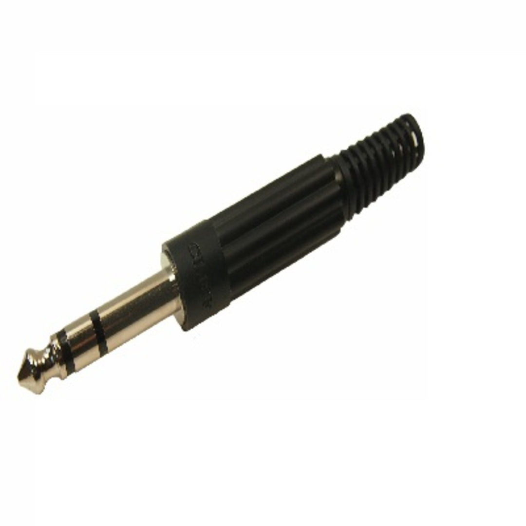 TieDex UK Jack Connector 6.35 mm Cable Male 3 Stereo Solder