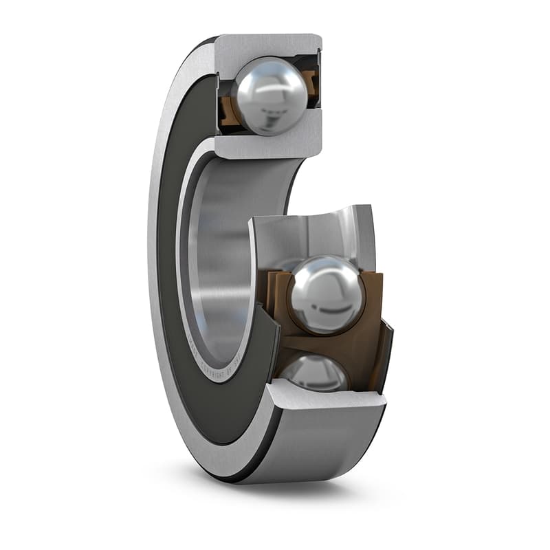 SKF 7310 BE-2RZP 1 Row Angular Contact Ball Bearing - 50 mm ID, 110 mm OD 27 mm Race Width_7310 BE-2RZP