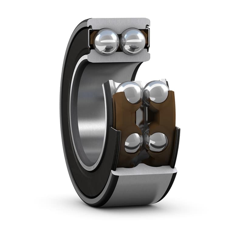 SKF 3305 A-2Z/C3MT33 1 Row Angular Contact Ball Bearing - 25 mm ID, 62 mm OD 25.4 mm Race Width_3305 A-2Z/C3MT33