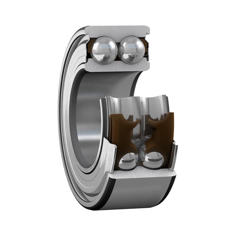 SKF 3304 A-2ZTN9/MT33 1 Row Angular Contact Ball Bearing - 20 mm ID, 52 mm OD 22.2 mm Race Width_3304 A-2ZTN9/MT33
