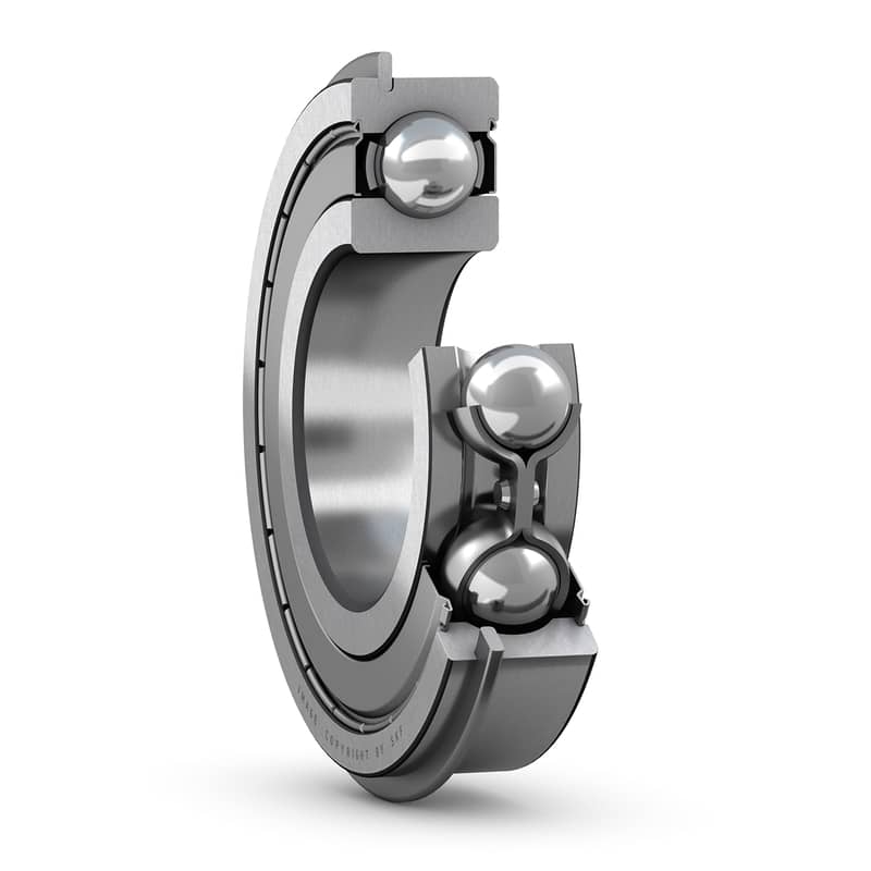 SKF 6305-2ZNR 1 Row Deep Groove Ball Bearing - 25 mm ID, 62 mm OD_6305-2ZNR
