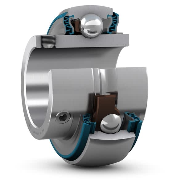 SKF Bearing Insert 35 mm ID 72 mm OD YAR 207-2LPW/SS_YAR 207-2LPW/SS