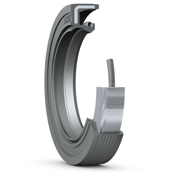 SKF Nitrile Rubber (NBR) Rotary Shaft Seal, 12 mm ID, 19 mm OD_12X19X5 HMSA10 RG1