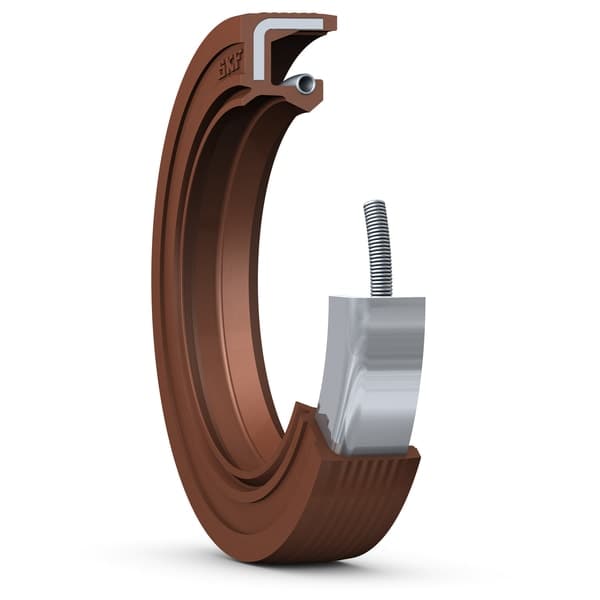 SKF Nitrile Rubber (NBR) Rotary Shaft Seal, 10 mm ID, 19 mm OD_10X19X7 HMSA10 V1