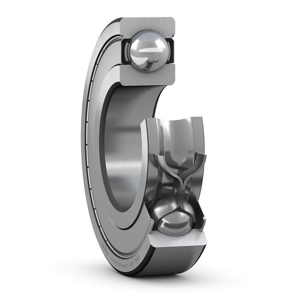 SKF W 6006-2Z 1 Row Ball Bearing - 30 mm ID, 55 mm OD_W 6006-2Z