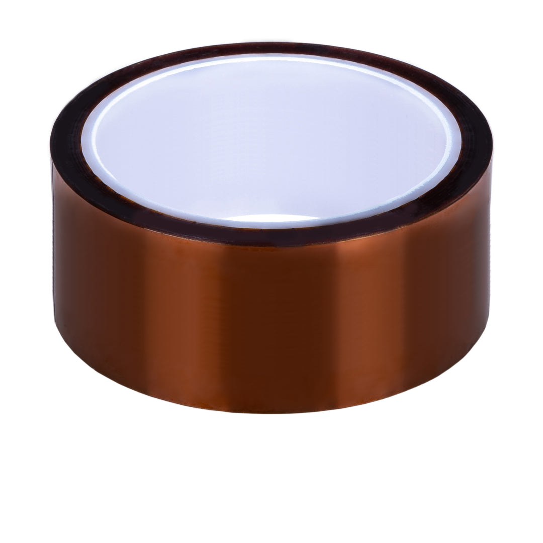 TieDex UK Electro Insulating Tape Amber Kapton Electrical Tape, 50mm x 33 m