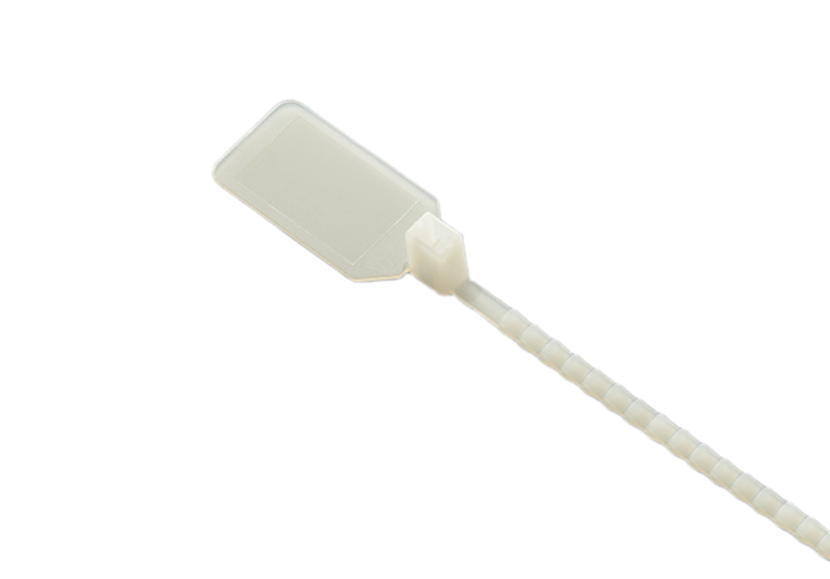 TieDex UK Cable Tie, Non-Releasable, 400 mm x 4.8mm, Natural Polyamide 66