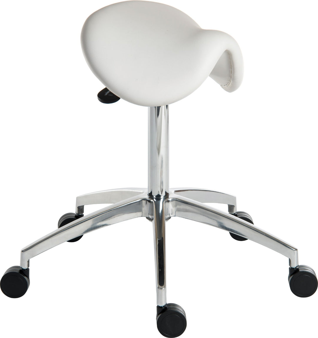 TieDex UK White Polyurethane Stool, 120 kg Weight Capacity