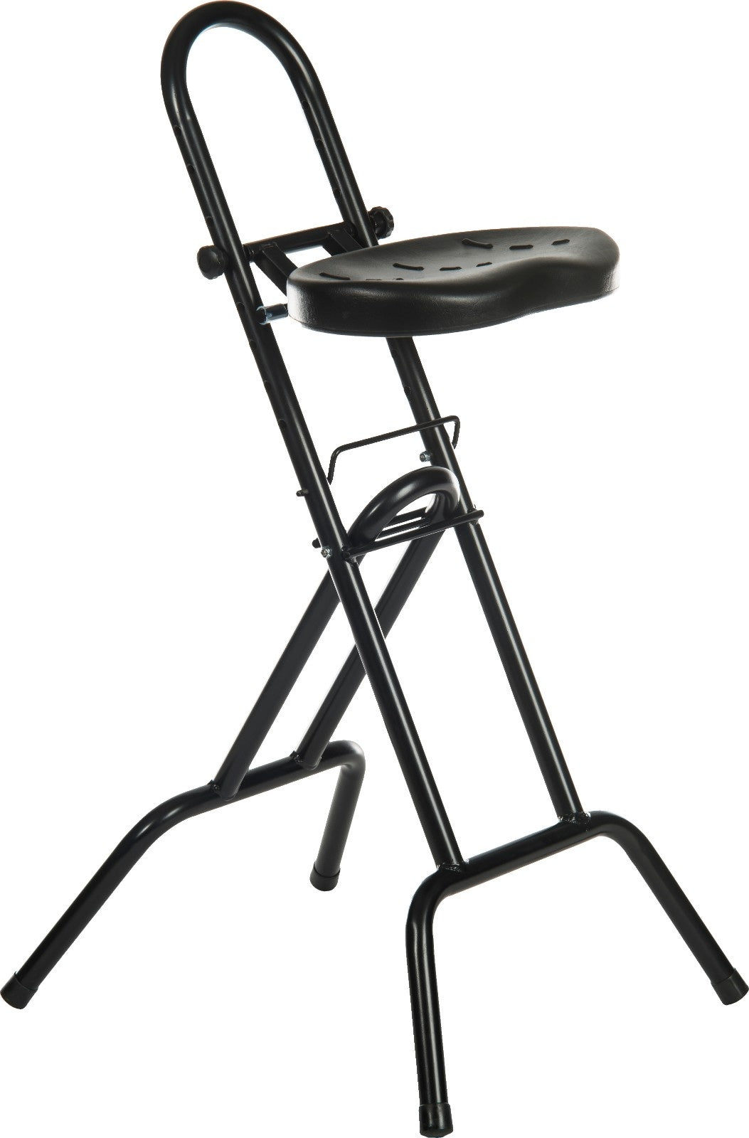 TieDex UK Black Polyurethane Stool, 160 kg Weight Capacity