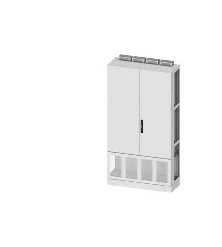 Siemens 8GK1483 Series Steel 2-Door Floor Standing Enclosure, Double Door Door, IP30