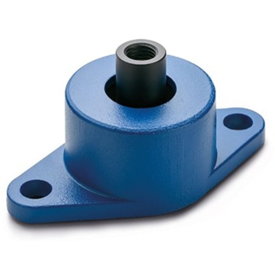 TieDex UK Rectangular M16 Anti-Vibration Mount, Flange with 600 daN Compression, 15mm Bore, 80 mm OD, 75 mm H