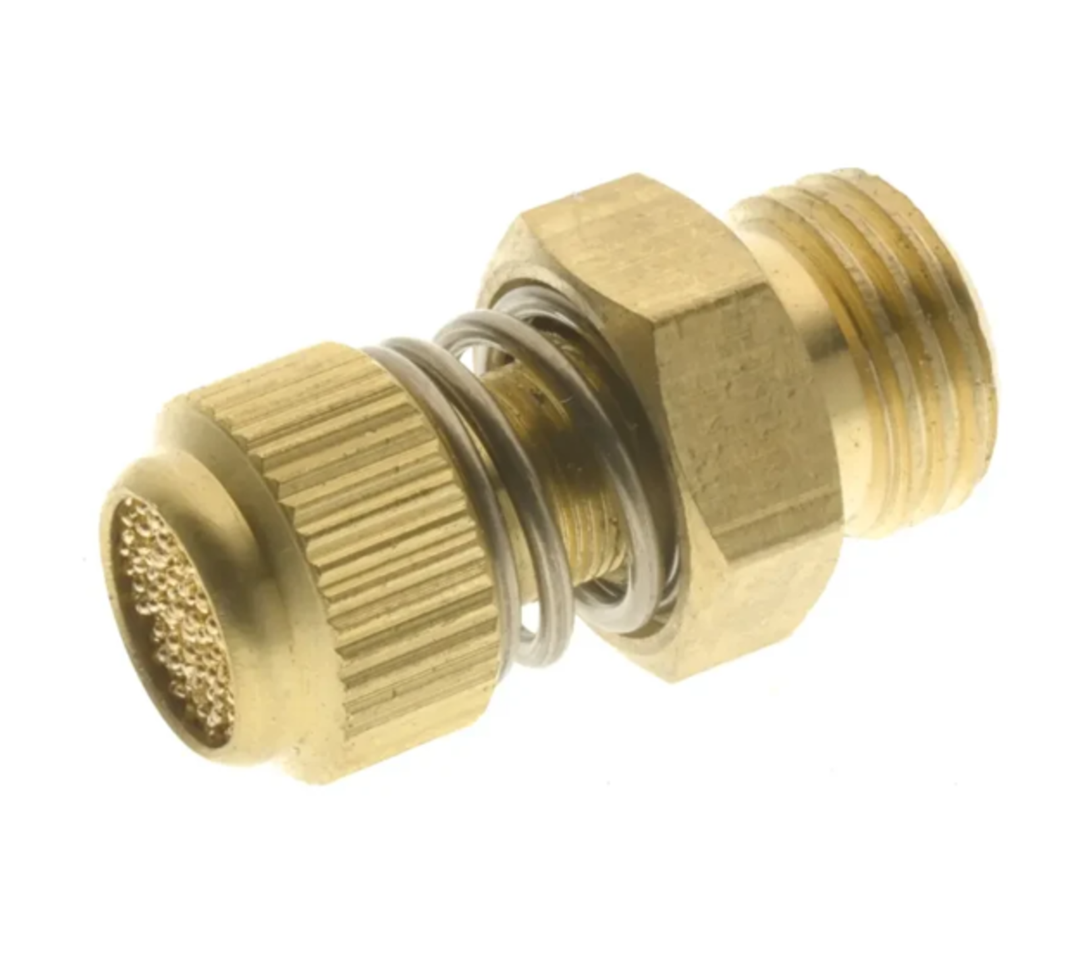 TieDex UK Brass Pneumatic Silencer 12 bar Threaded G