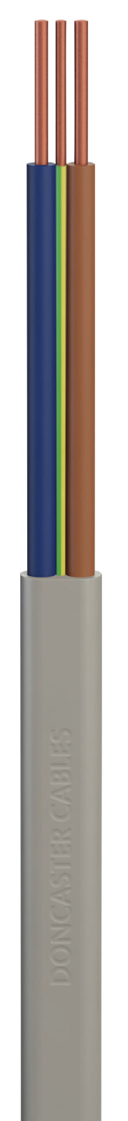 TieDex UK Control Cable, 2 Cores, 1.5mm², Screened, 100 m, Grey Polyvinyl Chloride Sheath