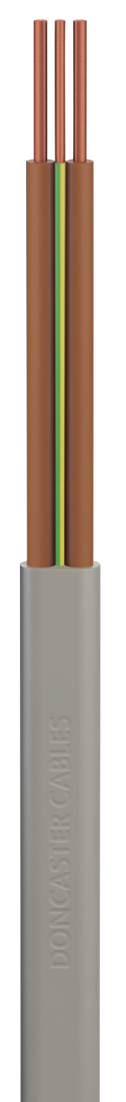 TieDex UK Control Cable, 2 Cores, 1.5mm², Screened, 100 m, Grey Polyvinyl Chloride Sheath