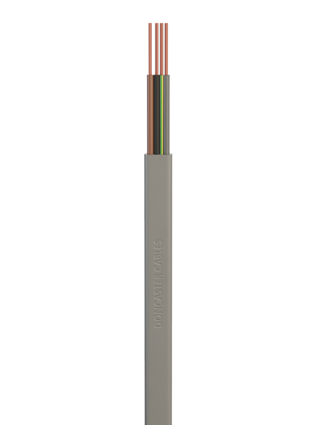 TieDex UK Control Cable, 3 Cores, 1.5mm², Screened, 100 m, Grey Polyvinyl Chloride Sheath