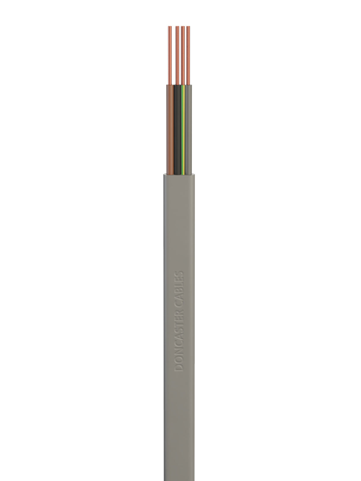 TieDex UK Control Cable, 3 Cores, 1.5mm², Screened, 100 m, Grey Polyvinyl Chloride Sheath