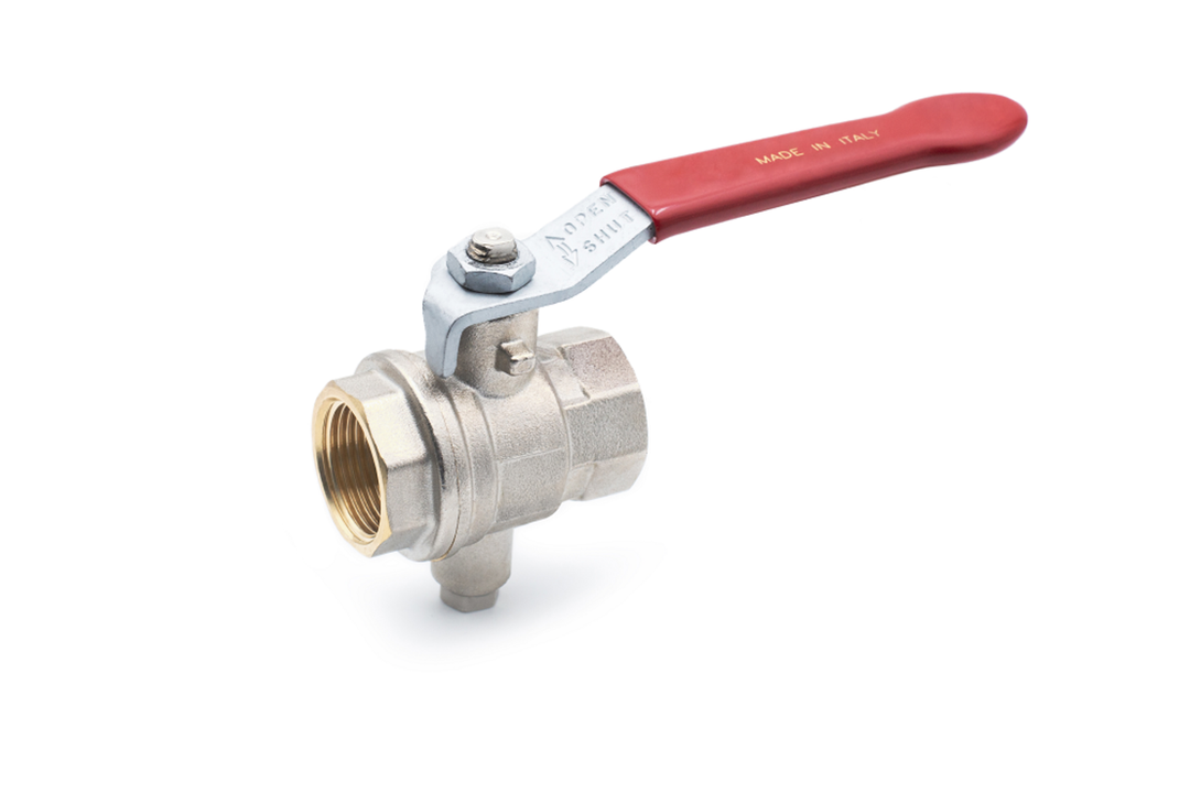 TieDex UK Brass Threaded Threaded Ball, BSP 30 bar, Ball Valve