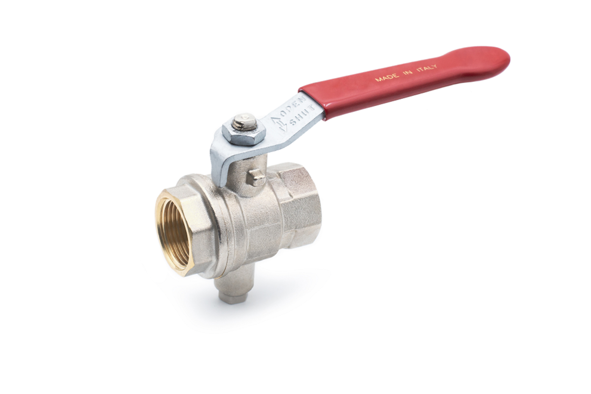 TieDex UK Brass Threaded Threaded Ball, BSP 30 bar, Ball Valve