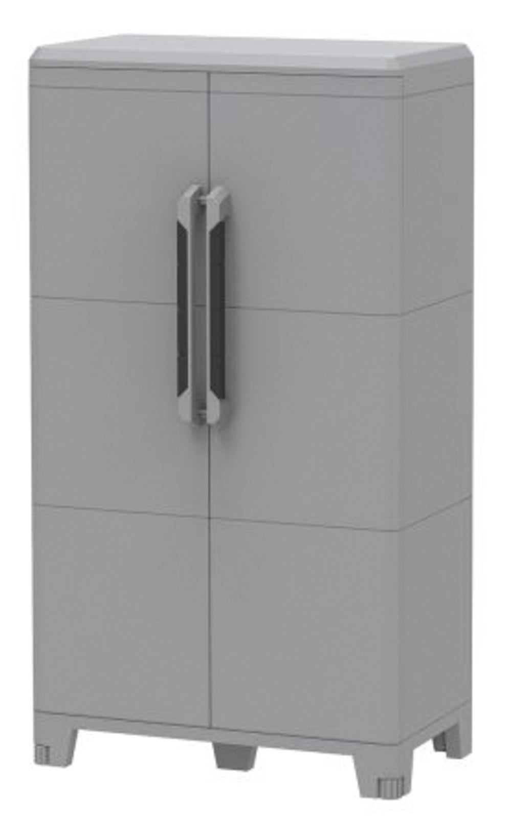 TieDex UK 2 Door Plastic Floor Standing Storage Cabinet 1.43 m 780mm, 430 mm