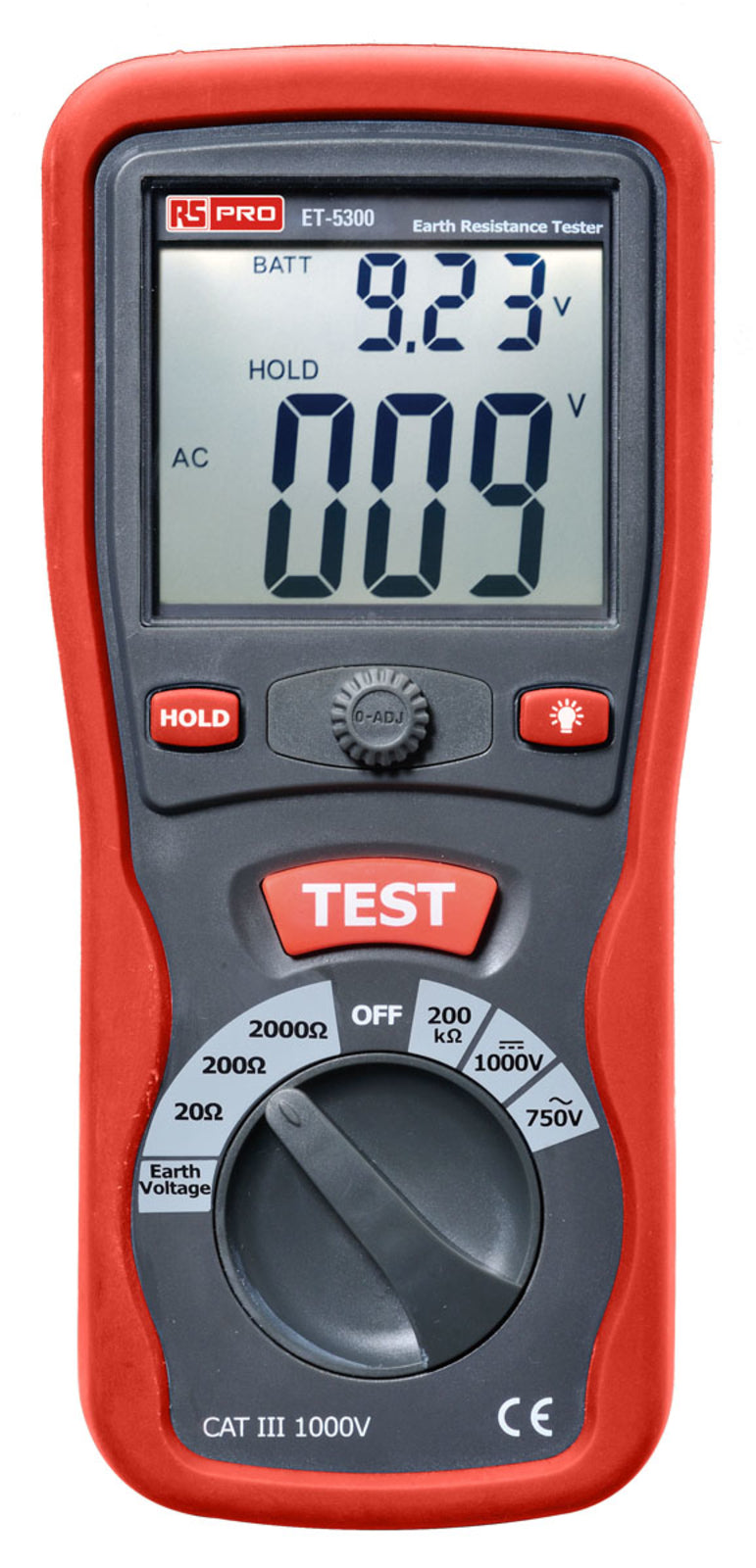 TieDex UK ET5300 Earth Tester, 2 kΩ, RSCAL