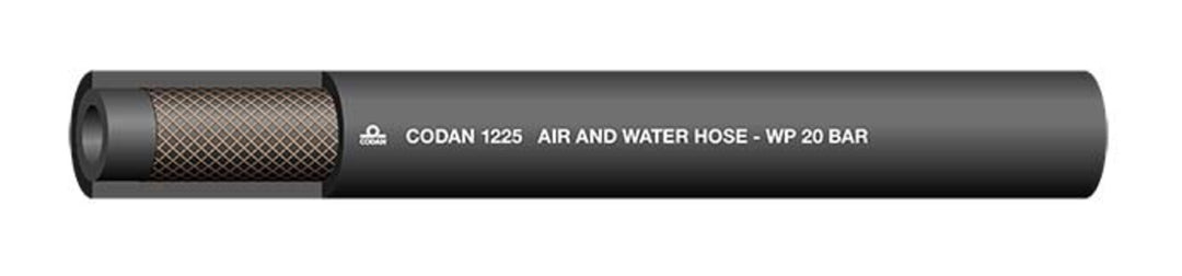 TieDex UK Ethylene Propylene Diene Monomer Ethylene Propylene Diene Monomer, Hose Pipe, 12.7 mm ID, 21.5 mm OD, Black, 25 m
