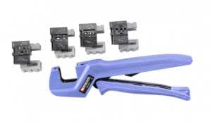 Facom Crimp Tool with 4 Interchangeable Die for Electrical And Electronic Connectors, Mechanical