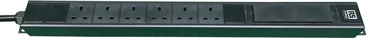 TieDex UK 3 m 6 Socket BS1363 Power Distribution Unit Power strip Power Strips, 250V ac
