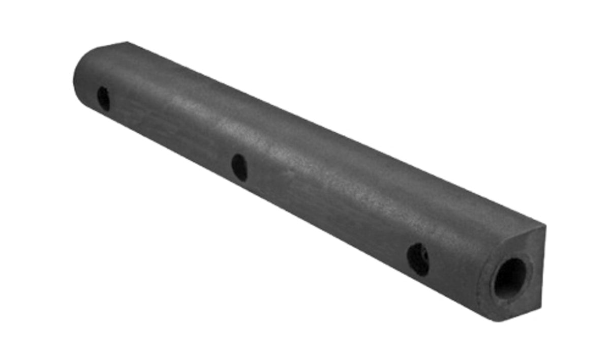 TieDex UK Black, White Impact Protector 1 m x 4 mm 150mm