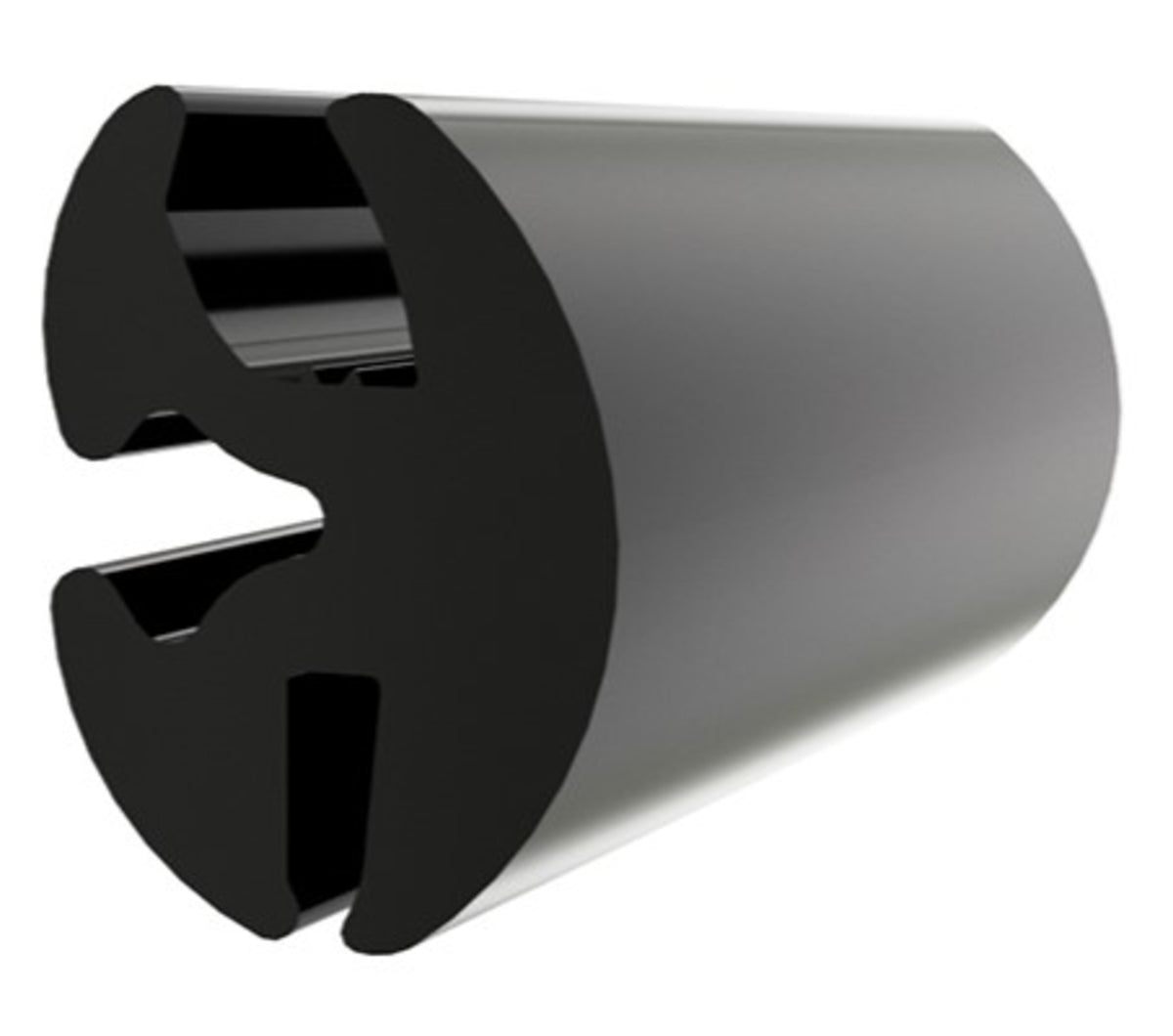 TieDex UK Black Ethylene Propylene Diene Monomer Edging Strip, 20.9 mm