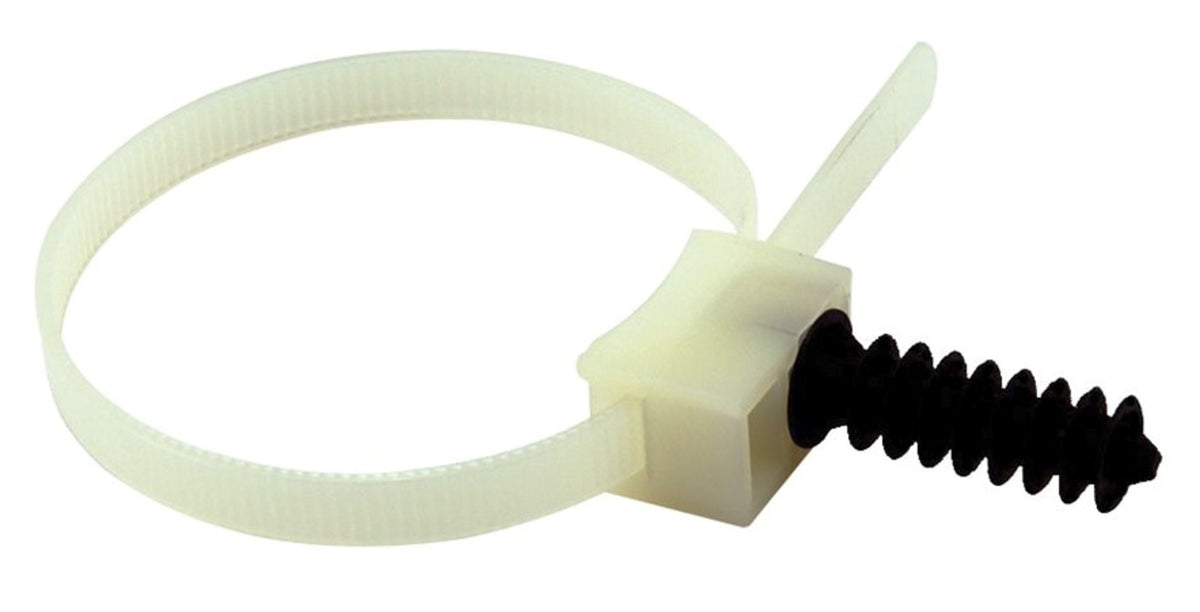 TieDex UK Cable Tie, Saddle Mounting, 238.2 mm x 7.1mm, Natural Polyamide 66